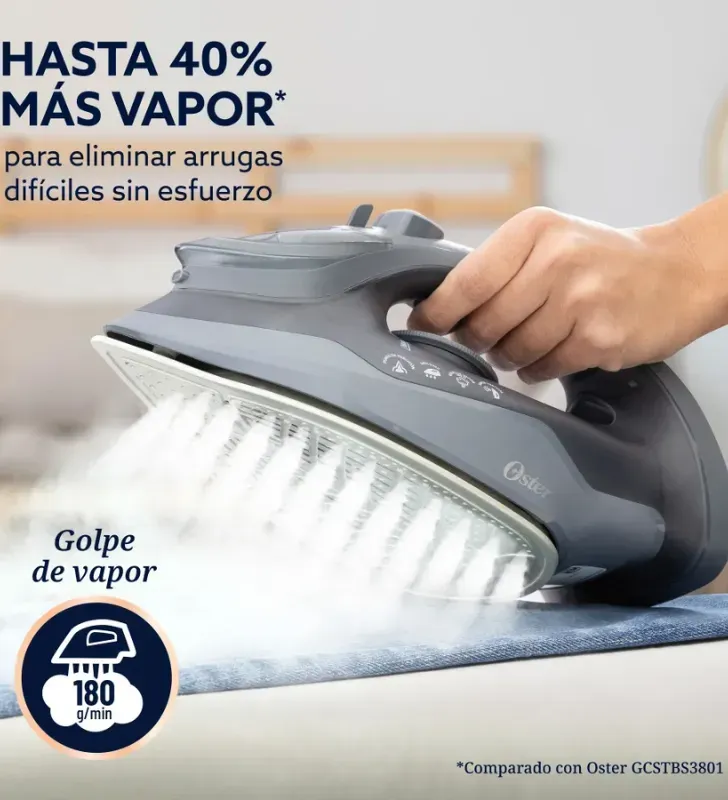 Plancha Oster Aero Serie 127V - Punta de Precisión y Anti-Calc