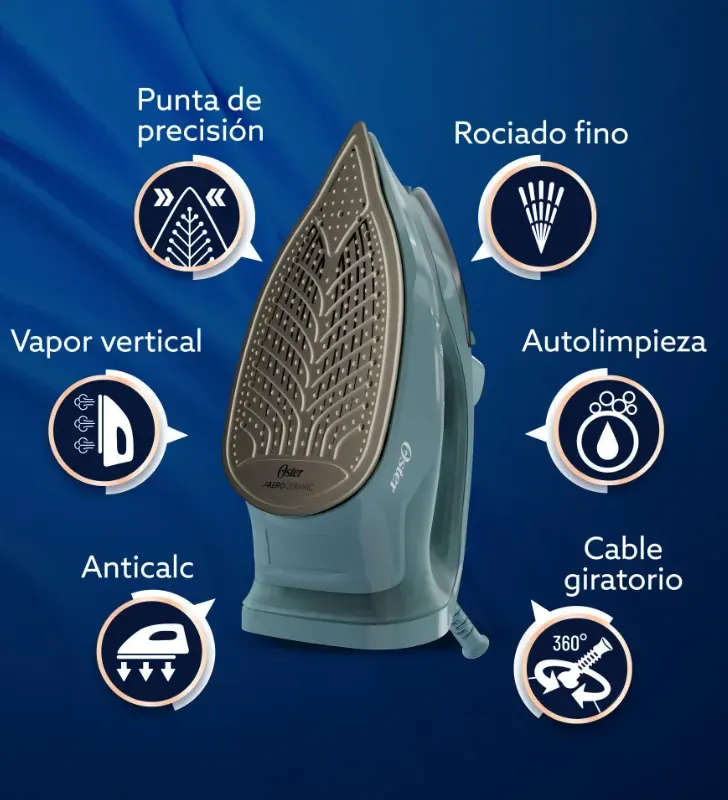 Plancha Oster Aero Serie Reflection 127V - Ref. 2226869