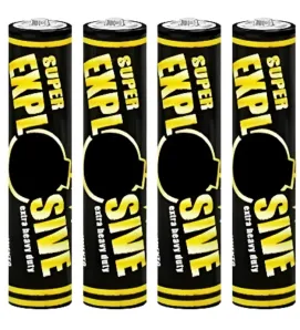 Pilas Super Explosive AAA - Paquete de 4 Piezas 1.5V