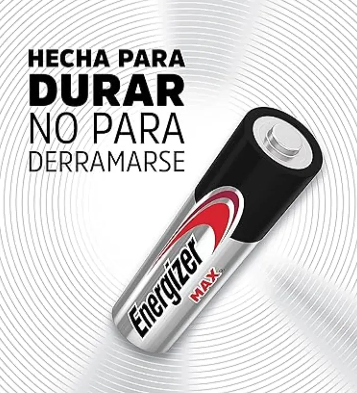 Pilas Energizer MAX AA - Paquete de 4 Piezas Alcalinas