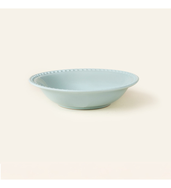 PLATO SOPERO EMBOSS MAUVE BABY TURQUOISE-SANTA ANITA