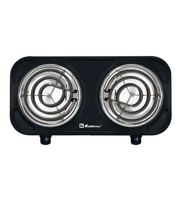 Parrilla Eléctrica Doble Koblenz PEKM-2000 - 2000W Negra