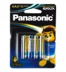 Pilas Panasonic AAA Evolta - Pack 4 Alcalinas de Larga Duración