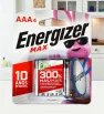 Pilas Energizer MAX AAA - Paquete 4 Piezas Alcalinas