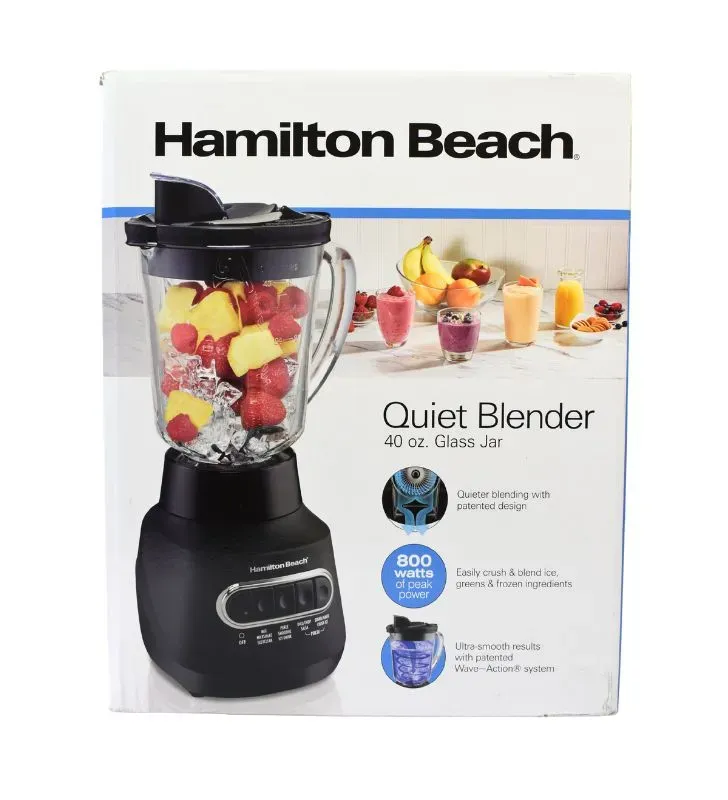 Licuadora Hamilton Beach 58175J 800W - Silenciosa y Potente