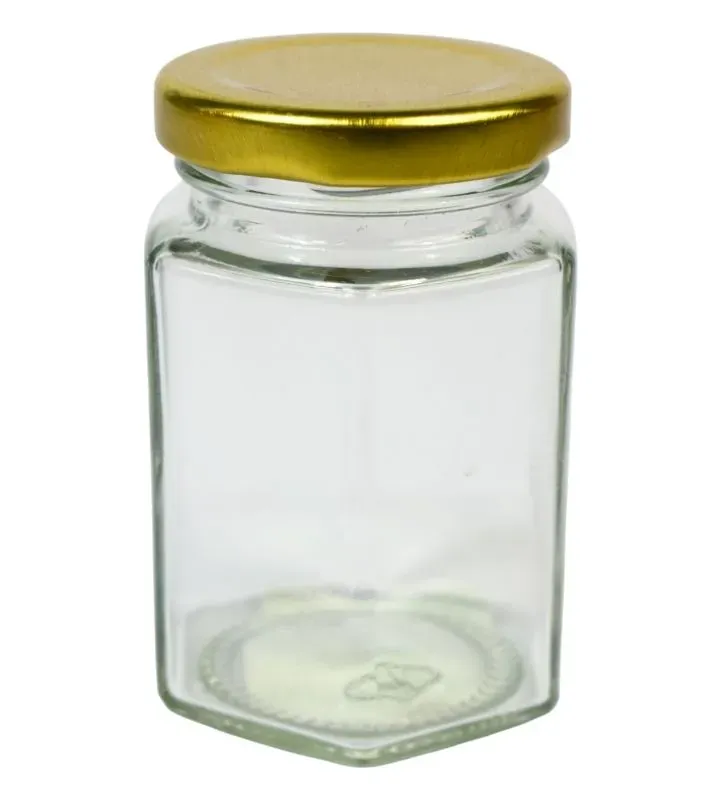 Frasco de Vidrio 100ml Tapa Dorada - BH Be Healthy CR4C40