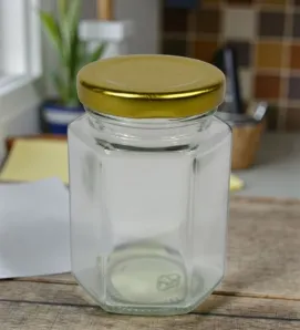 Frasco de Vidrio 100ml Tapa Dorada - BH Be Healthy CR4C40