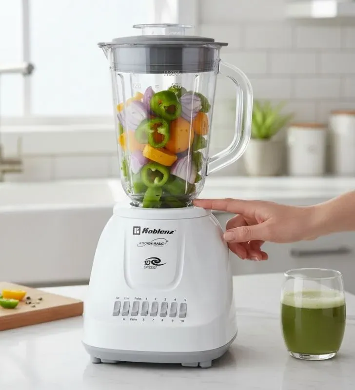 Licuadora Koblenz 10 Velocidades LKM-5510PB - 1.25L