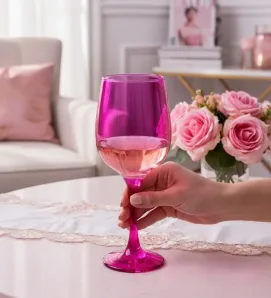 Copa Multi Fame Pink LAV 480ml - Cristal Color Rosa