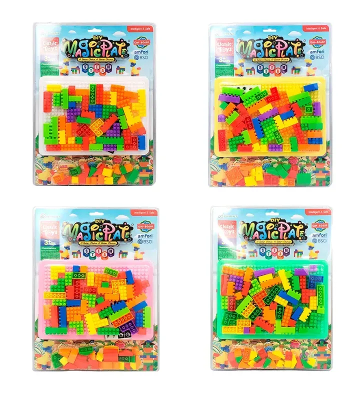 Set de Blocks con Tablero ArtKids JU155602 - Construcción Estable