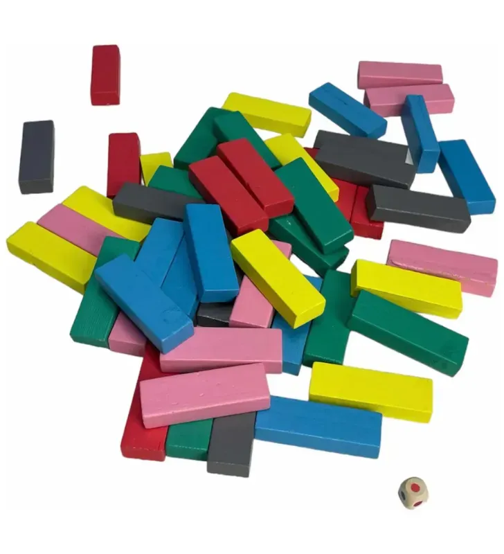 Jenga de Madera Colores ArtKids 54 Pzas - JU206910