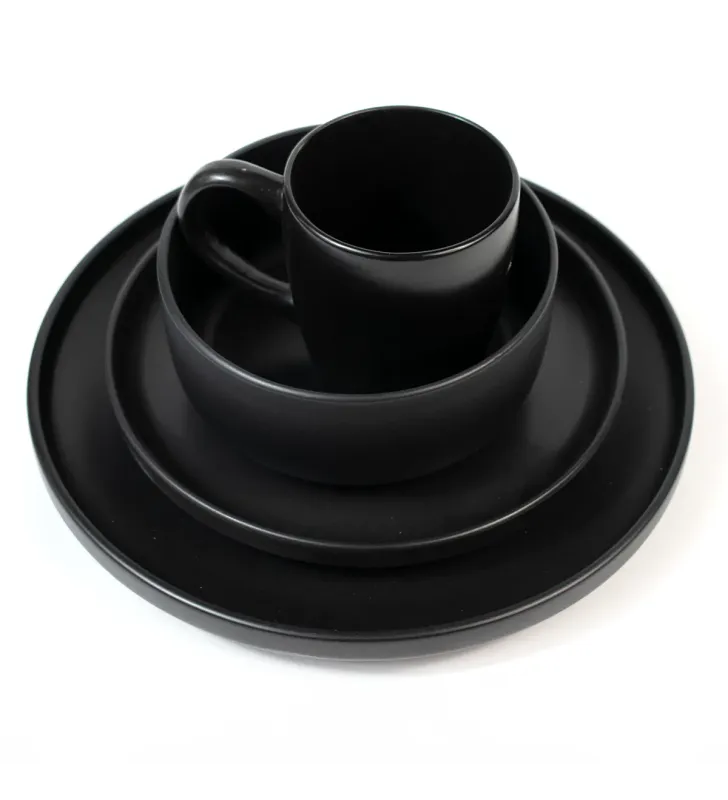 VAJILLA 16PZ COLORES LINEA MATTE