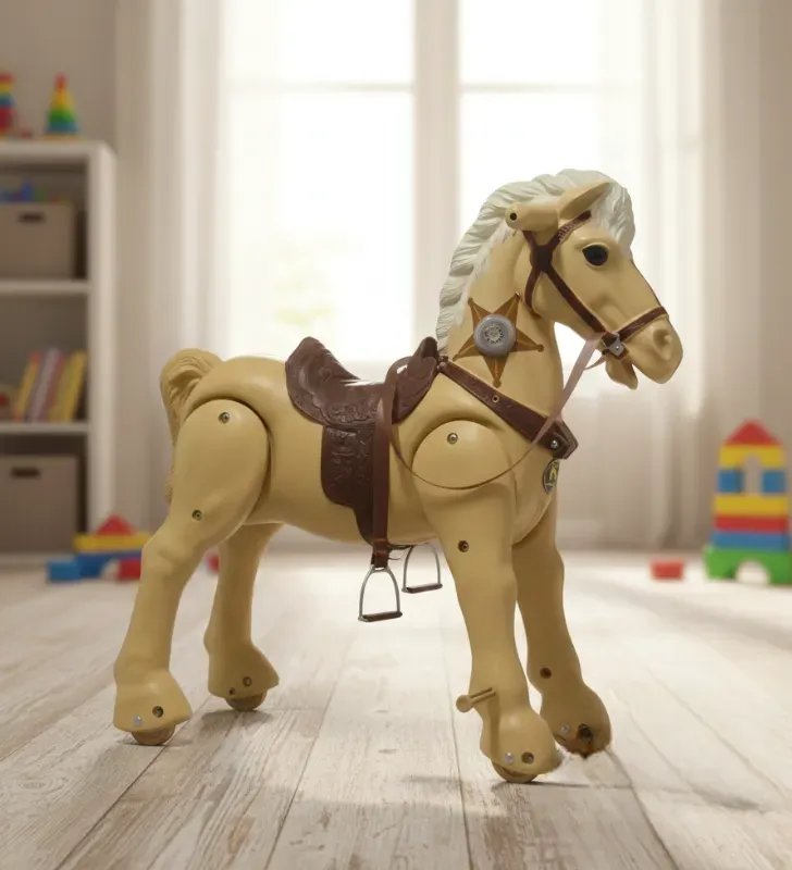 Caballo Montable Bronko Alazán - Montables-Star para Niños