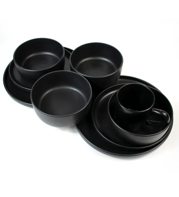 VAJILLA 16PZ COLORES LINEA MATTE