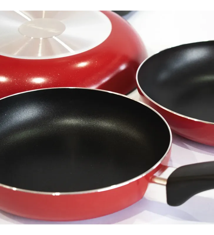 Tripack Sartenes Rojo 18, 20, 24 cm – Cuisine Spot
