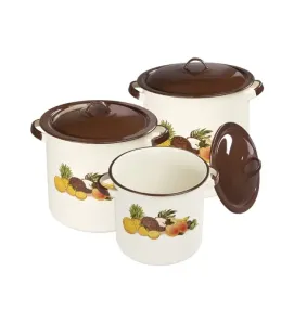 Juego de Ollas para Caldos Cinsa 6 Pzas - 7.5L, 11L, 14.2L