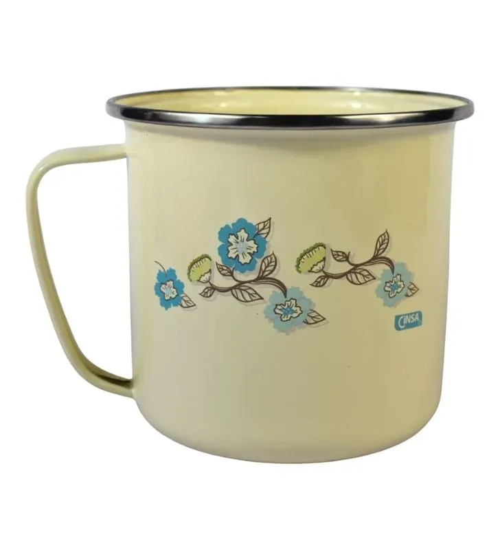 Vaso Recto 14 Cinsa Fiorella 2L - Acero Vitrificado