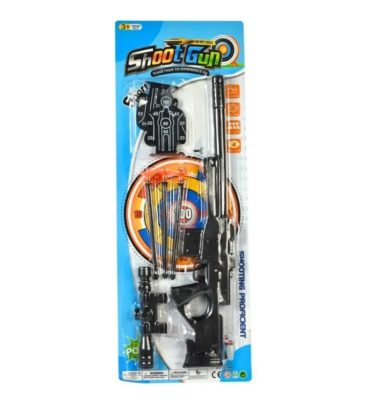Rifle Lanza Dardos ArtKids JU28287 - Juguete de Puntería