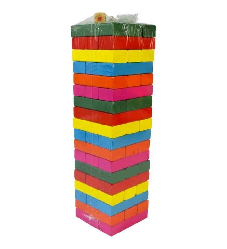 Jenga de Madera Colores ArtKids 54 Pzas - JU206910