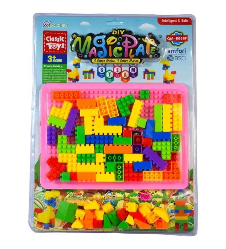Set de Blocks con Tablero ArtKids JU155602 - Construcción Estable