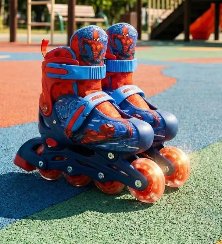 Patines en Línea Spiderman Toymark T378430-A - Talla 19-21