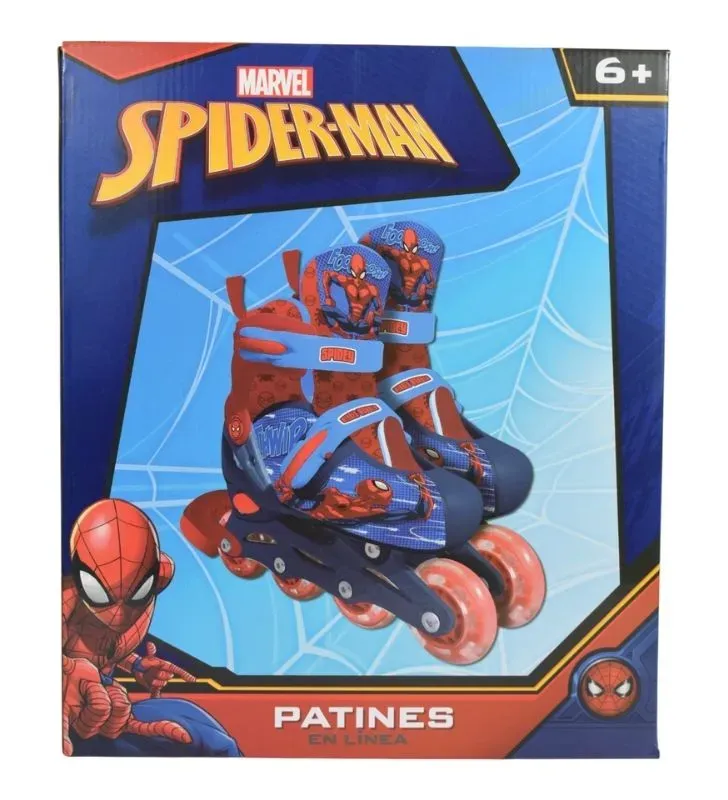 Patines en Línea Spiderman Toymark T378430-A - Talla 19-21