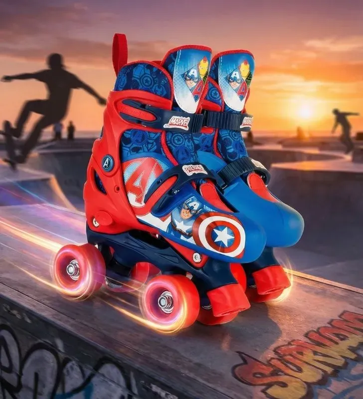 Patines Roller Avengers Toymark T378422-B - Talla 22-24 Ajustable