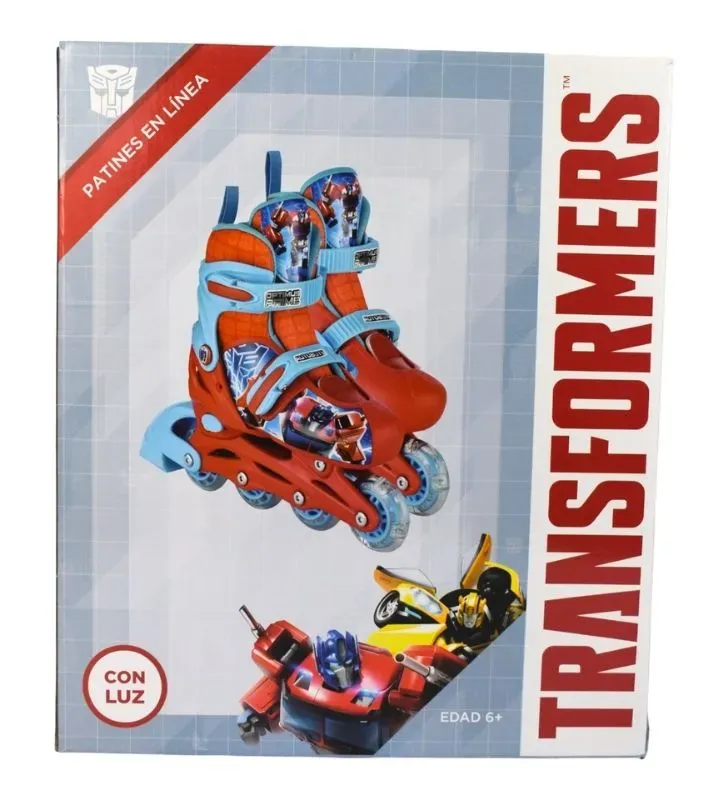 Patines en Línea Transformers Rojos Toymark - Ref. T378953-1-B