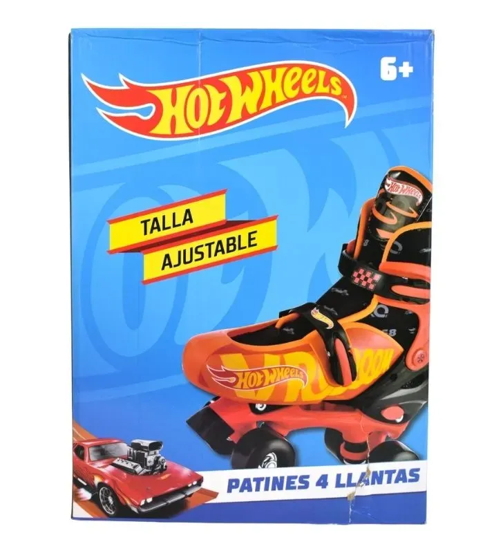 Patines Roller Hot Wheels Toymark T378399-C - 4 Ruedas