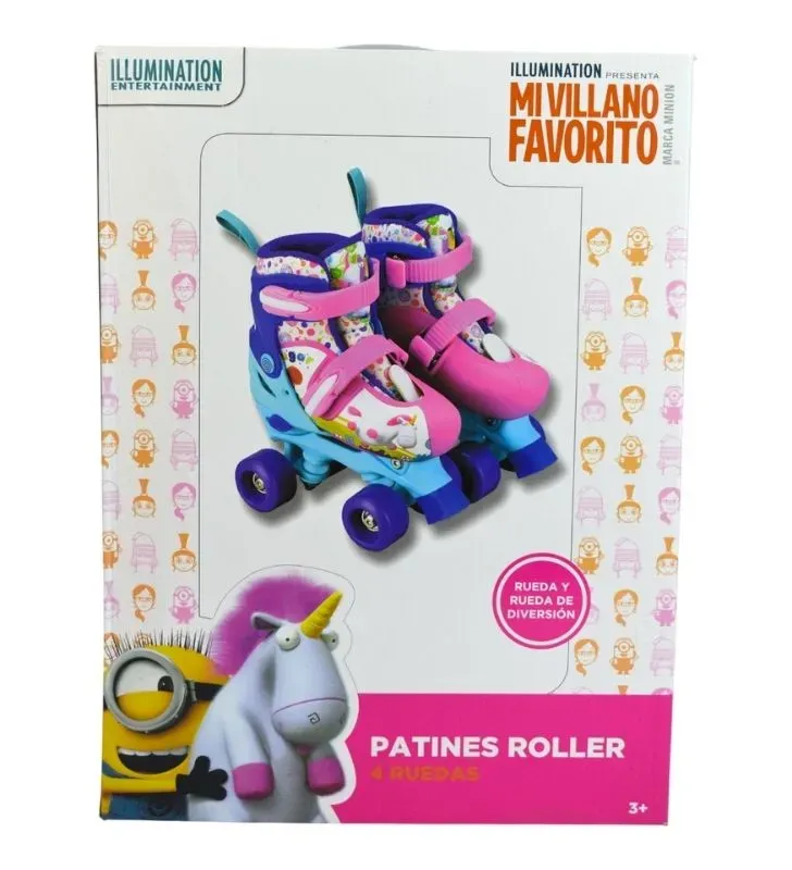 Patines Roller Fluffy Mi Villano Favorito Toymark T371065-A