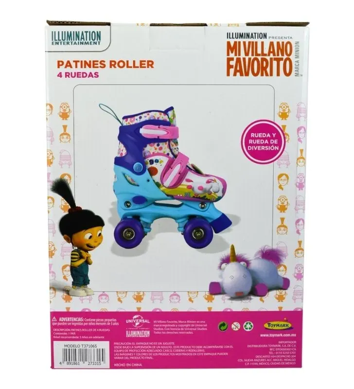 Patines Roller Fluffy Mi Villano Favorito Toymark T371065-A