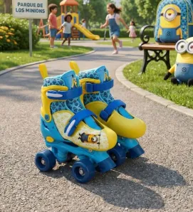Patines Roller Minions Toymark T371087-A - Talla 19-21