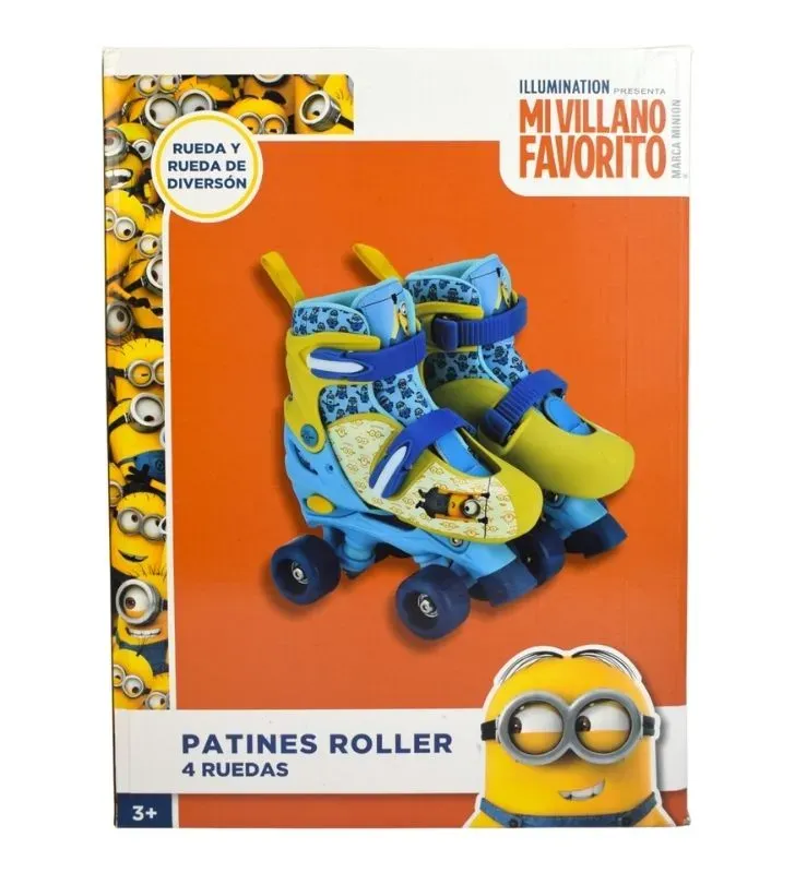Patines Roller Minions Toymark T371087-A - Talla 19-21