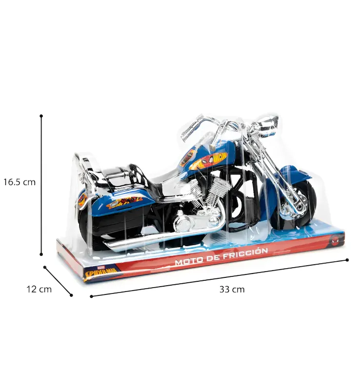Motocicleta Spiderman de Fricción Toymark - Ref. T377997