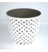 Maceta Isabella Redonda #7 Cubasa – Diseño Calado 18 cm con Plato