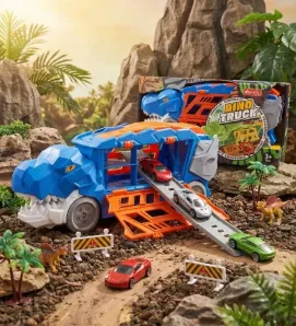 Vehículo Dino Truck con Accesorios Yudha 9990 - Set Infantil