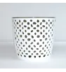 Maceta Isabella Redonda #7 Cubasa – Diseño Calado 18 cm con Plato