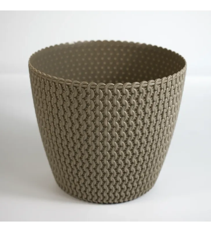 Maceta Emma Redonda #6 Cubasa – 15 cm Plástico UV con Plato