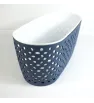 Maceta Isabella Ovalada 14″ Cubasa – Diseño Calado Bicolor UV