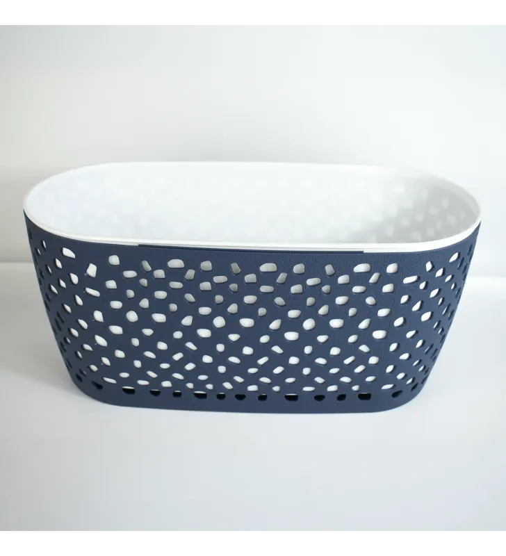 Maceta Isabella Ovalada 14″ Cubasa – Diseño Calado Bicolor UV