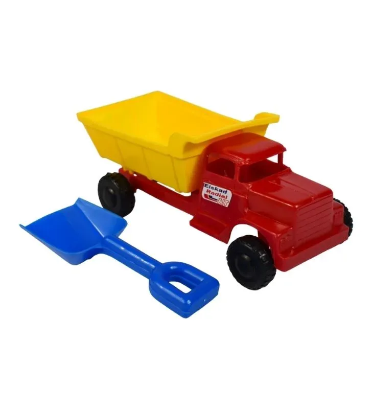 Camión de Volteo No. 4 con Pala - JUGUETES NACIONALES