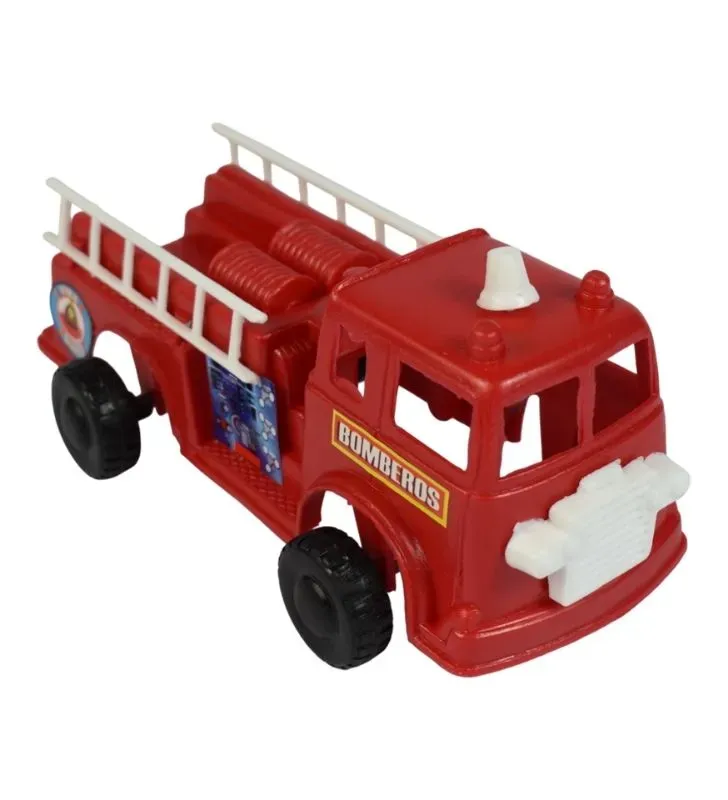Camión de Bomberos Mediano con Copete - JUGUETES NACIONALES