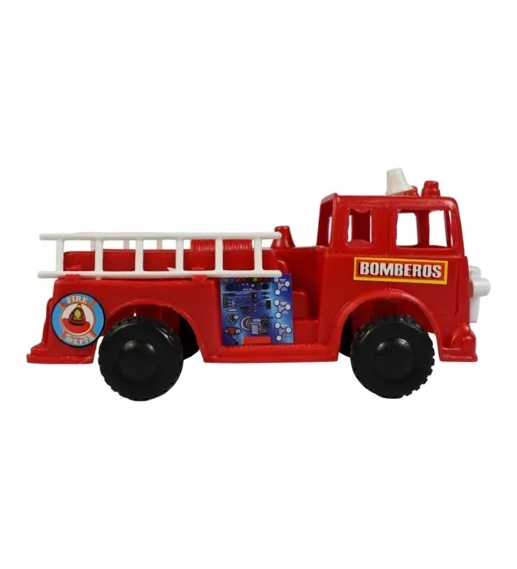 Camión de Bomberos Mediano con Copete - JUGUETES NACIONALES
