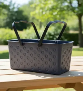 Canasta Rectangular Calada 042109 Juguetes Kimbo - Organizador