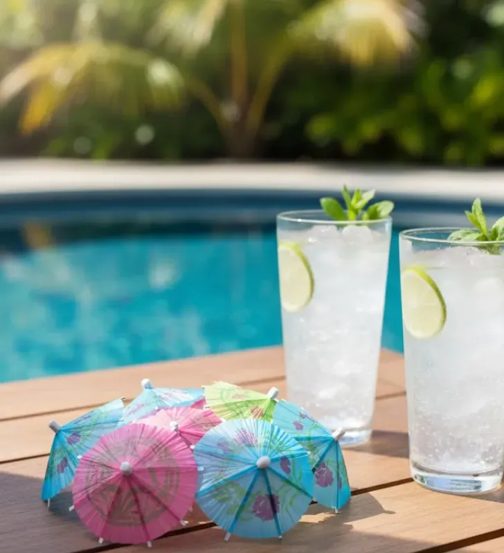 Sombrillas para Bebidas 24 pzas 9440Y ZAZ II - Decoración Tropical