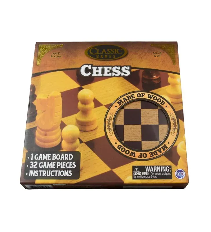 Juego de Ajedrez de Madera 64615 1030B ZAZ II - 32 Piezas