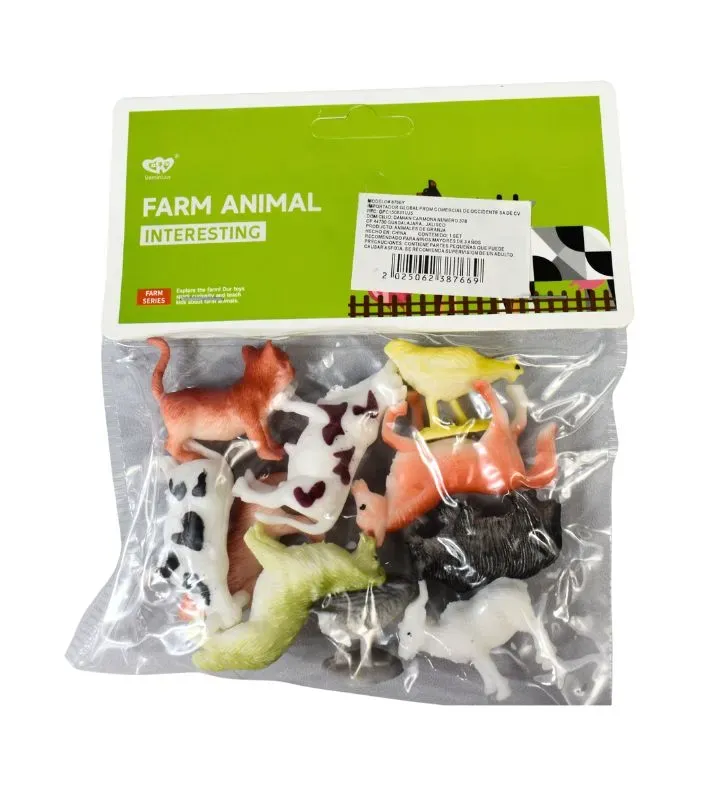 Set de Animales de Granja 8766Y ZAZ II - Figuras Realistas