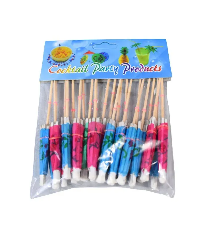 Sombrillas para Bebidas 24 pzas 9440Y ZAZ II - Decoración Tropical