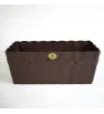 Maceta Jardinera #1 Chocolate Madera con Base