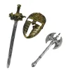 Set de Guerrero Zaz II 24740 - Espada, Hacha y Escudo